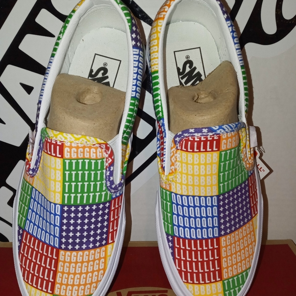 Vans Classic Slip On Pride sz 6.0 Men 7.5 Woman - Picture 5 of 12